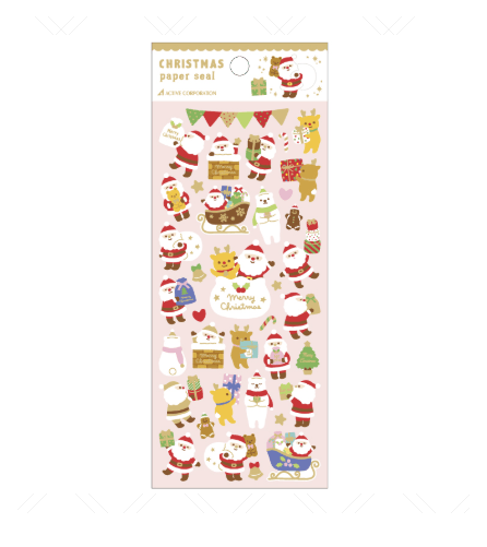 Active Corporation Christmas Paper Seal 6