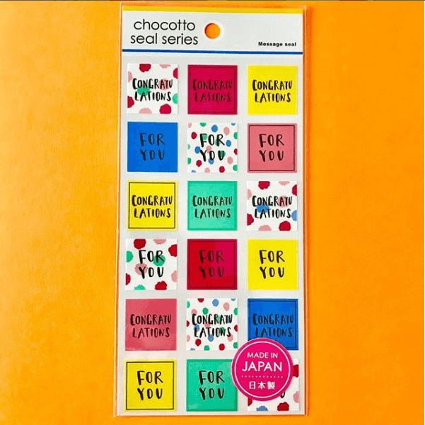 Sticker Chocotto Seal Series Quotes - Message Seal