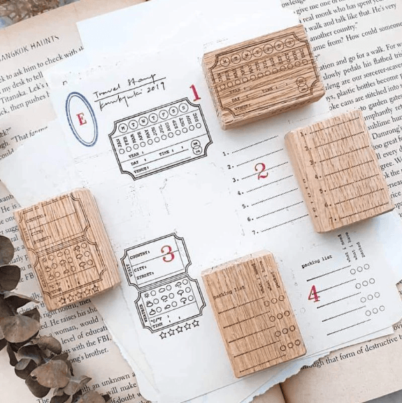 Kurukynki Travel Series Rubber Stamp