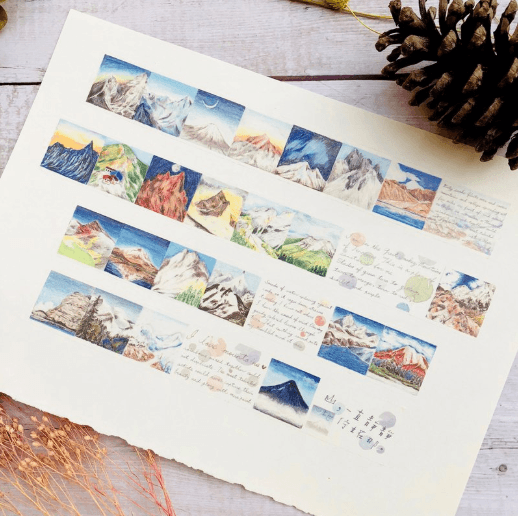 PPC1107 Washi Tape - Mountain View