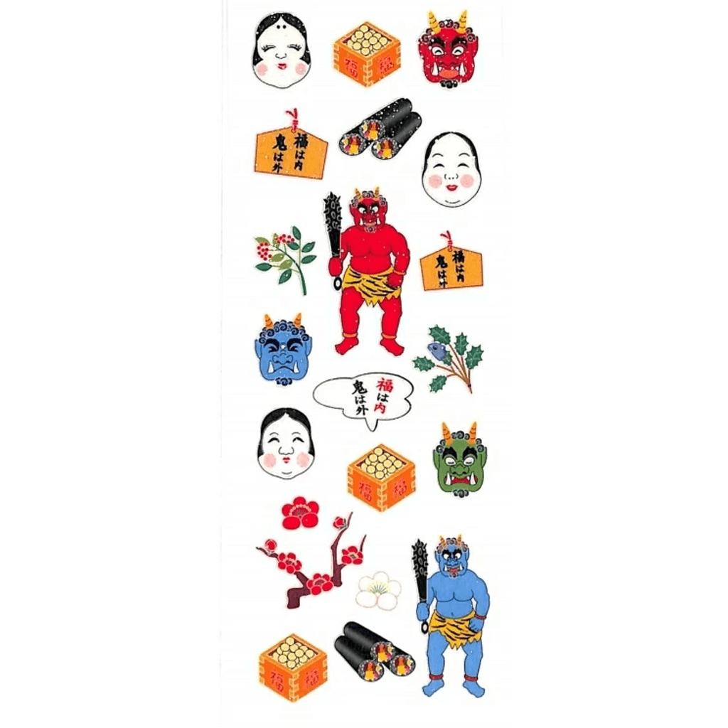 Okuyama Japanese Style Sticker - Setsubun
