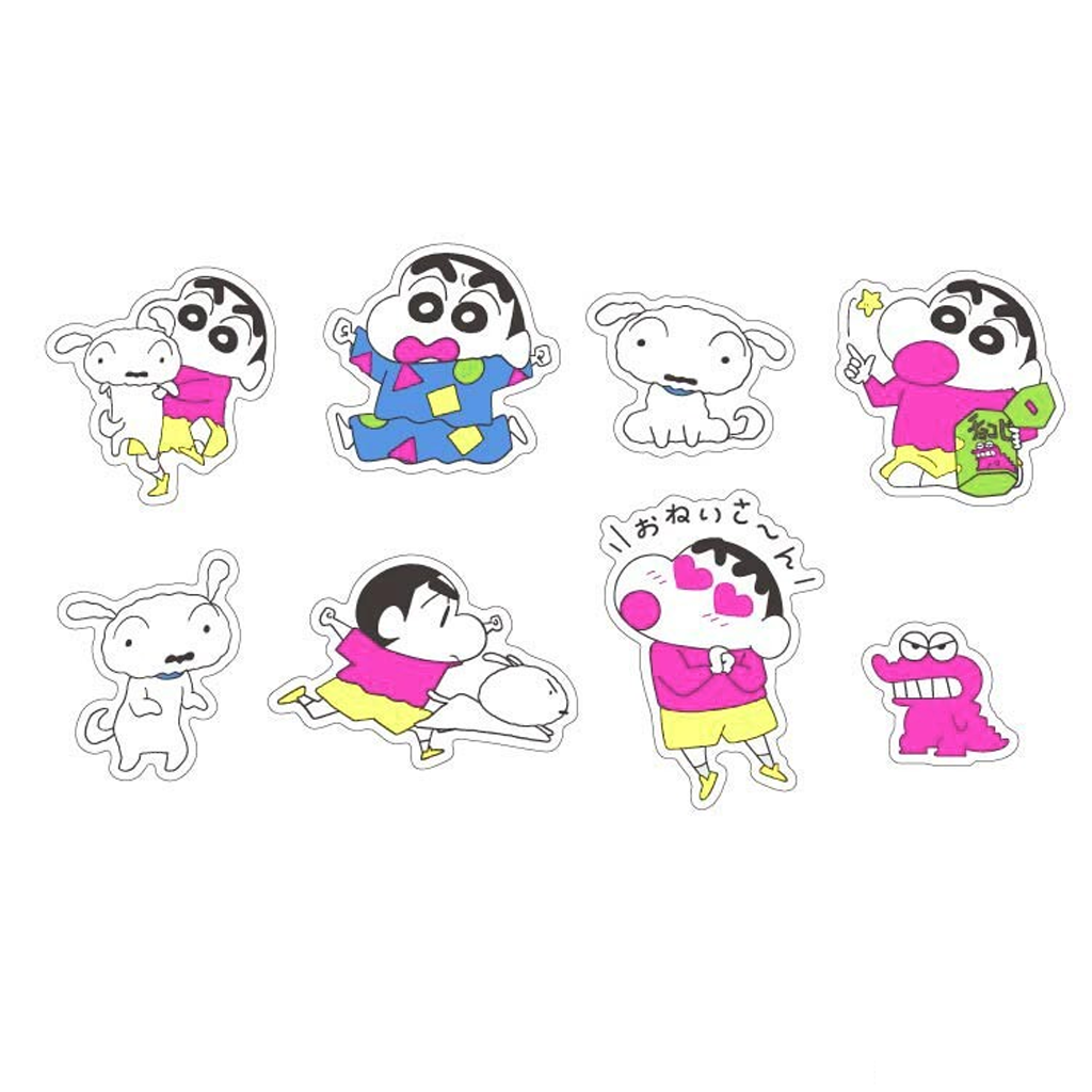 Active Corporation Crayon Shin-Chan Flake Sticker Shin-Chan &amp; Shiro