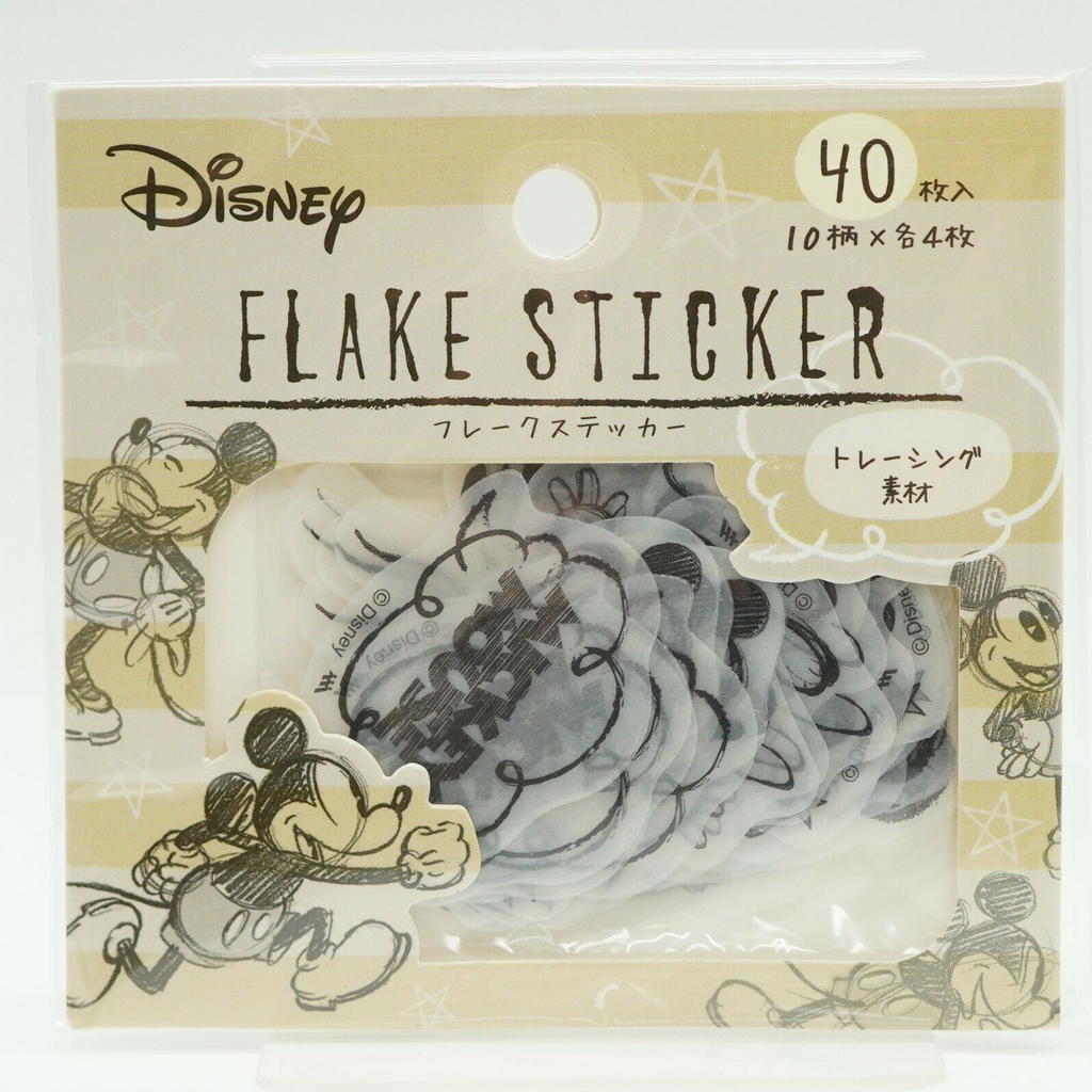 Mickey Mouse Flake Sticker Silhouette Drawing Sketch
