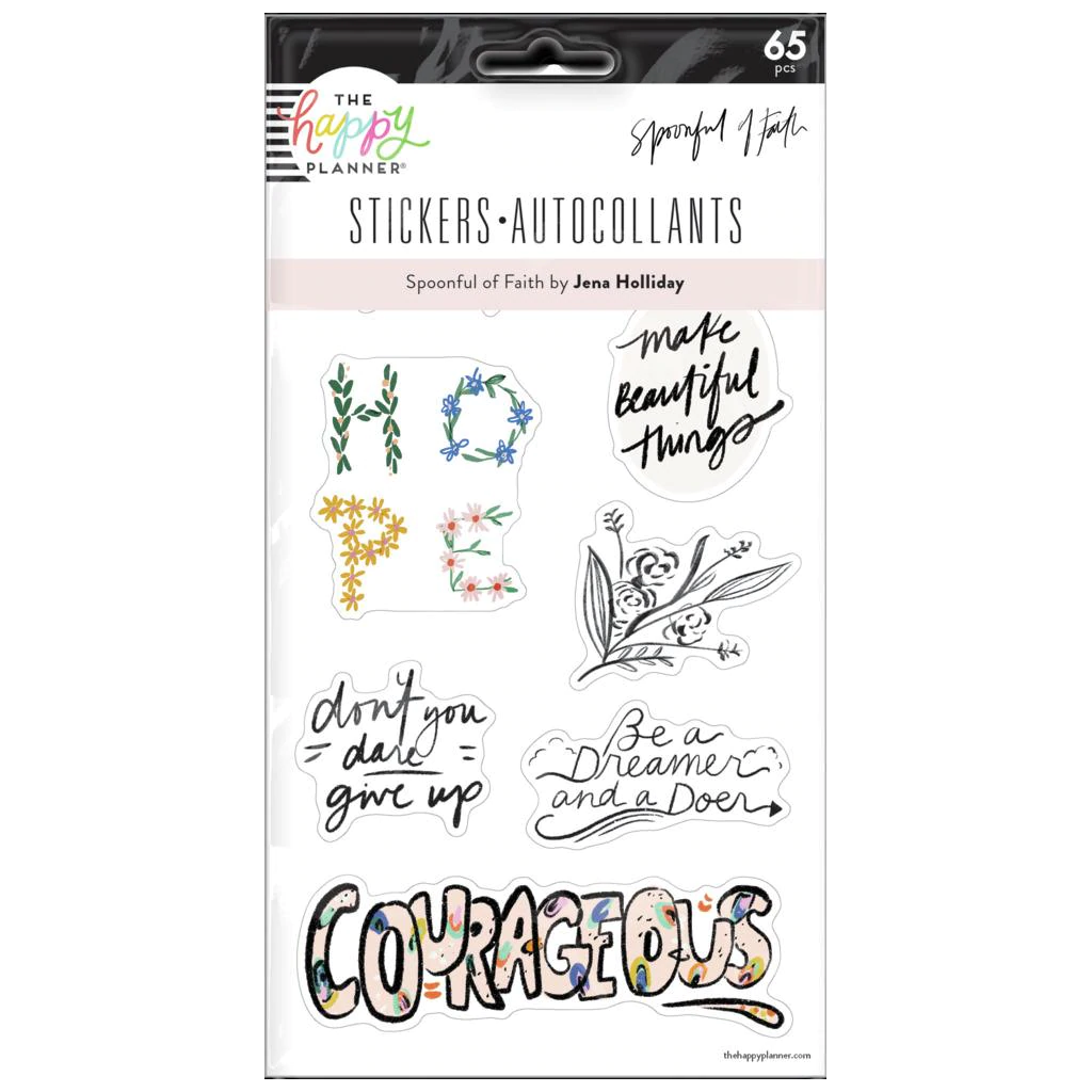 The Happy Planner Sticker Sheets - Spoonful of Faith