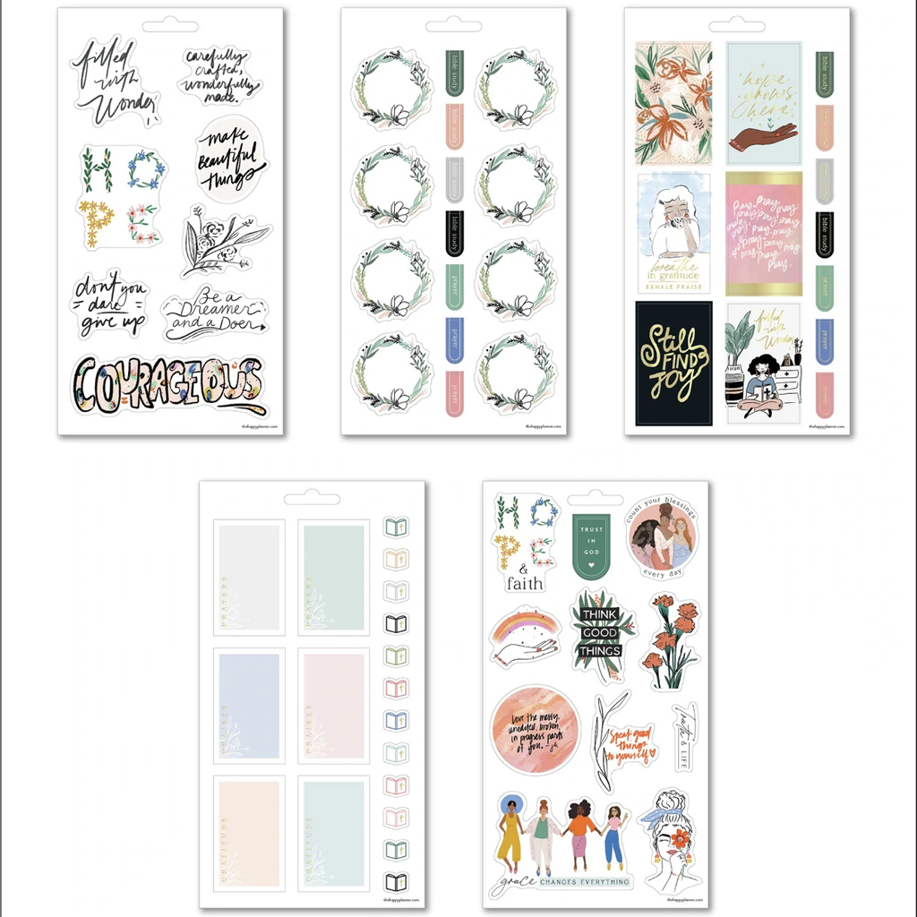 The Happy Planner Sticker Sheets - Spoonful of Faith