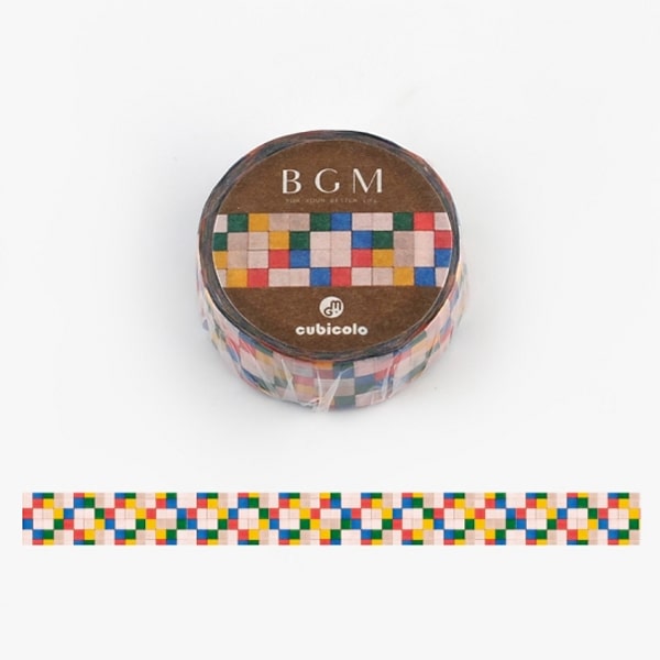 BGM Masking Tape Cubicolo Square