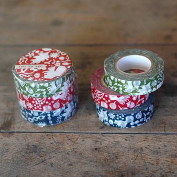 Classiky Washi Masking Tape Squirrel Forest 3 Color Set