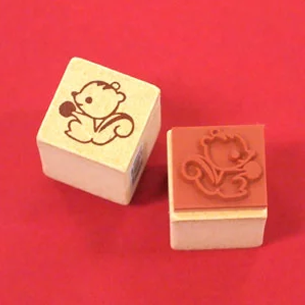 Hanko Petamp Rubber Stamp Squirrel