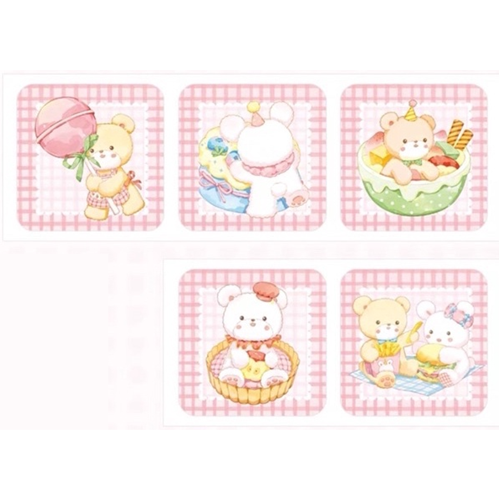 A Rabbit Original Sealing Sticker Drawing Sampler