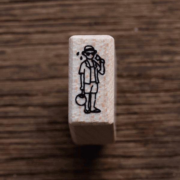 Plain Rubber Stamp - Too Warm