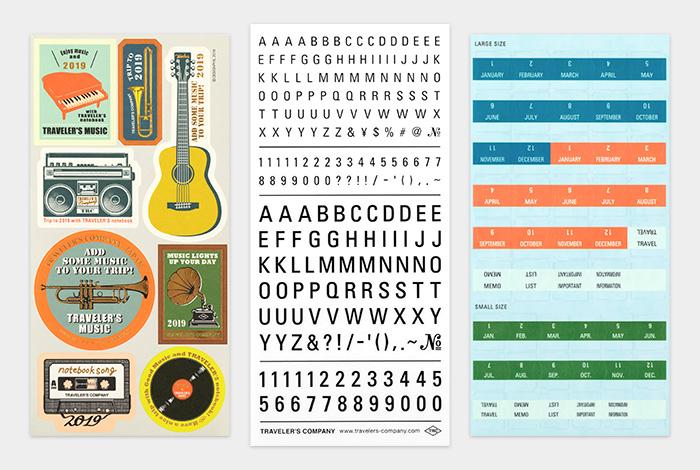 Travelers Notebook Customized Sticker Set For Diary 2019
