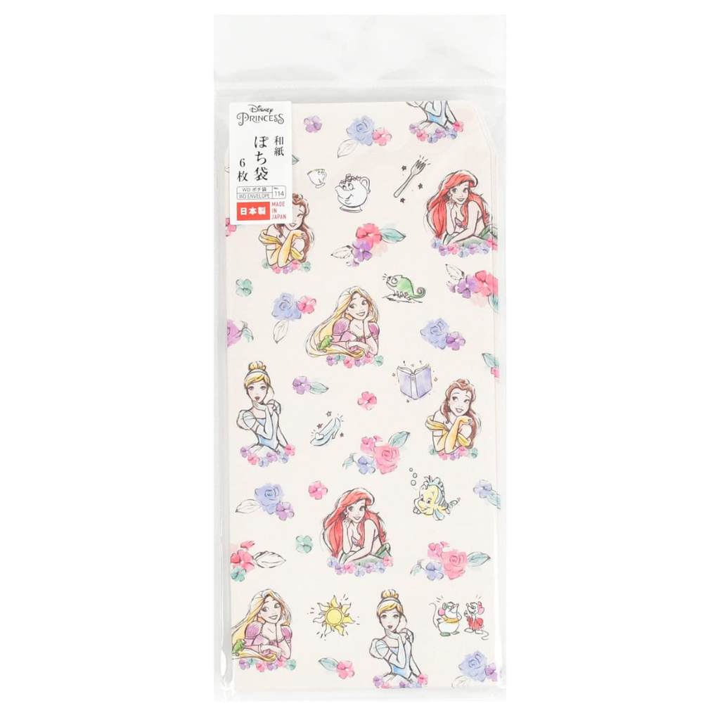 Disney Princess Envelope Long Style 6 pcs
