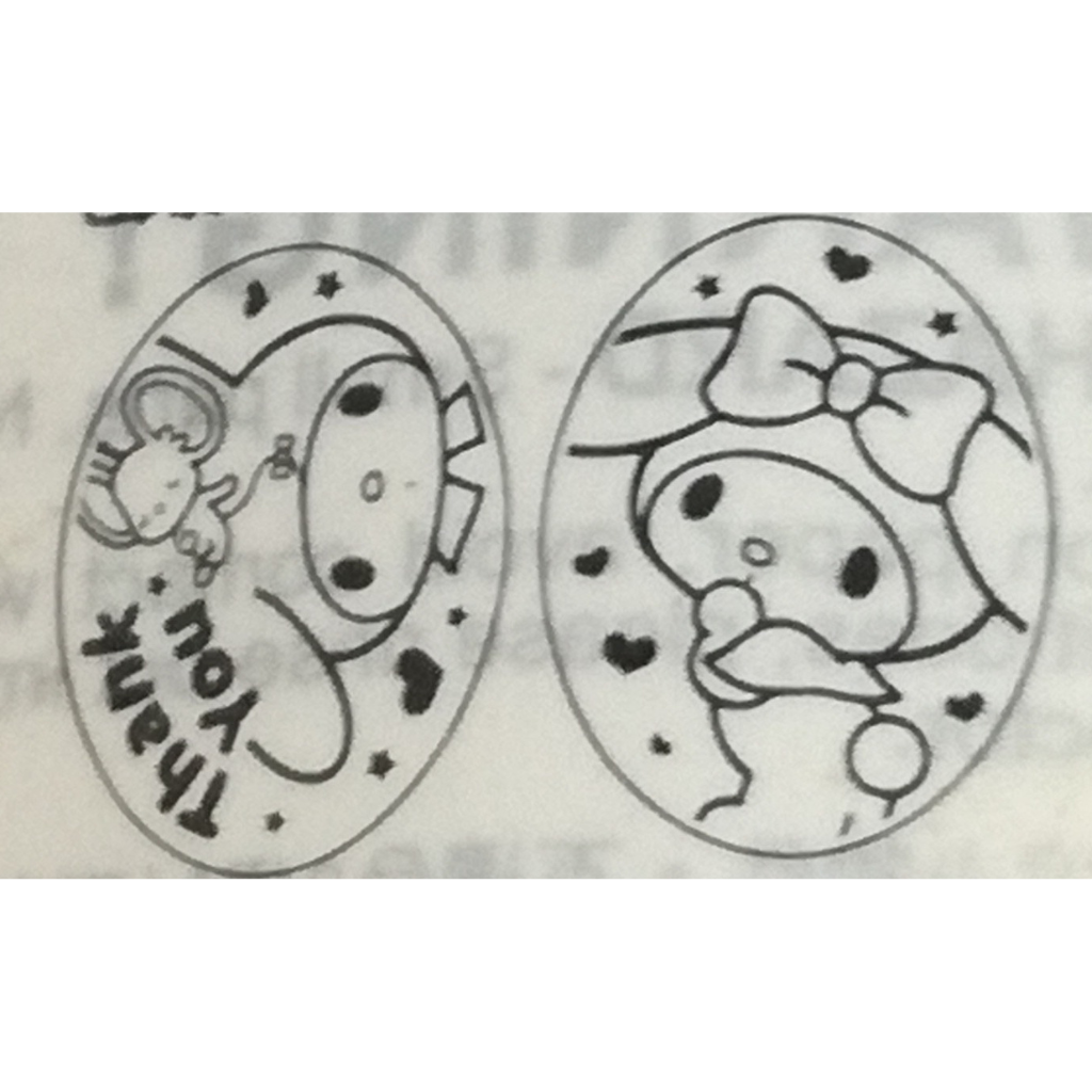 Sanrio My Melody Cute Figure Stamp