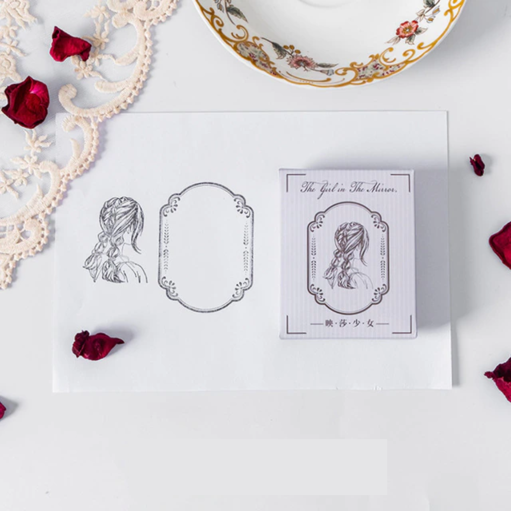 The Girl in The Mirror Acrylic Stamp