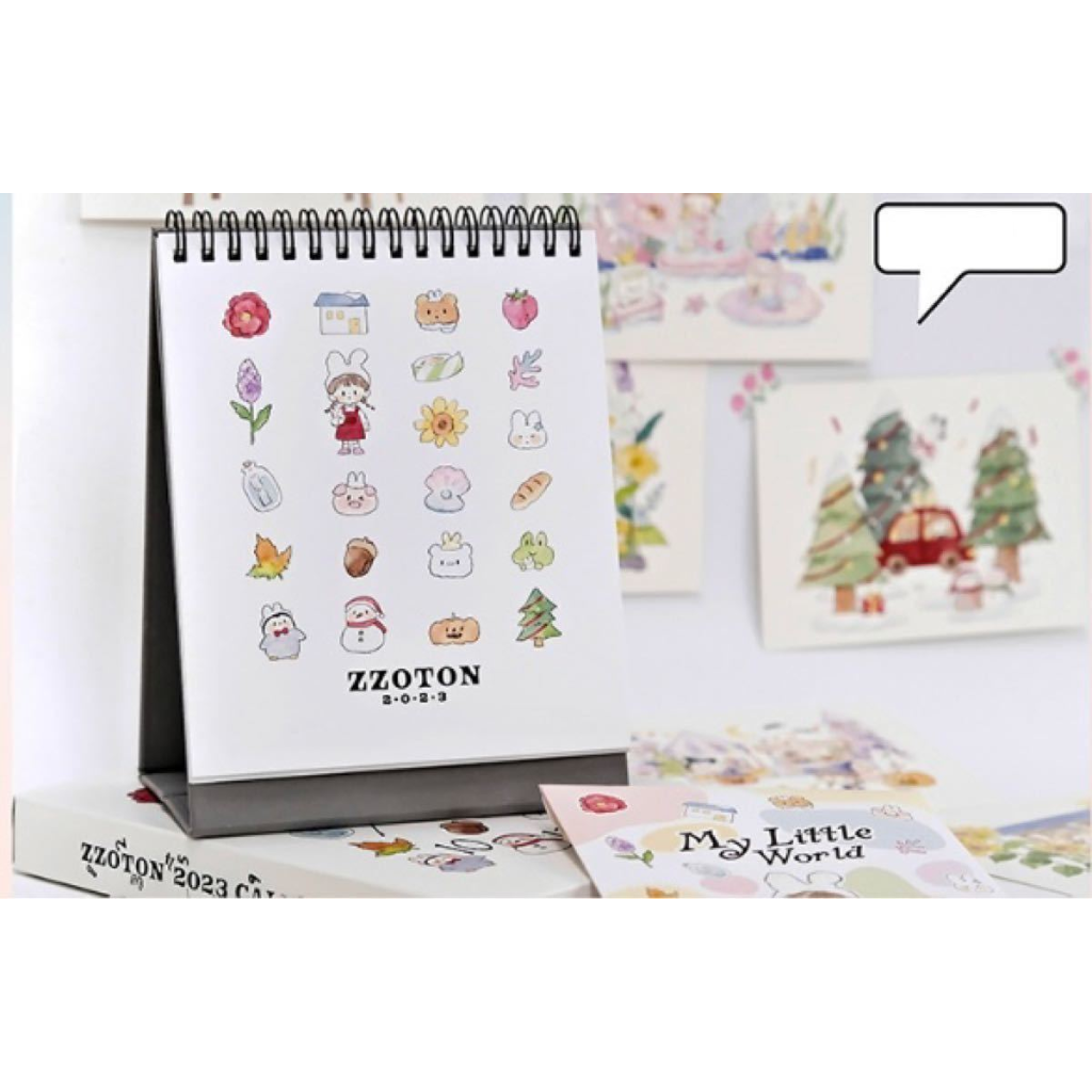 Zzoton Molinta 2023 Desk Calendar