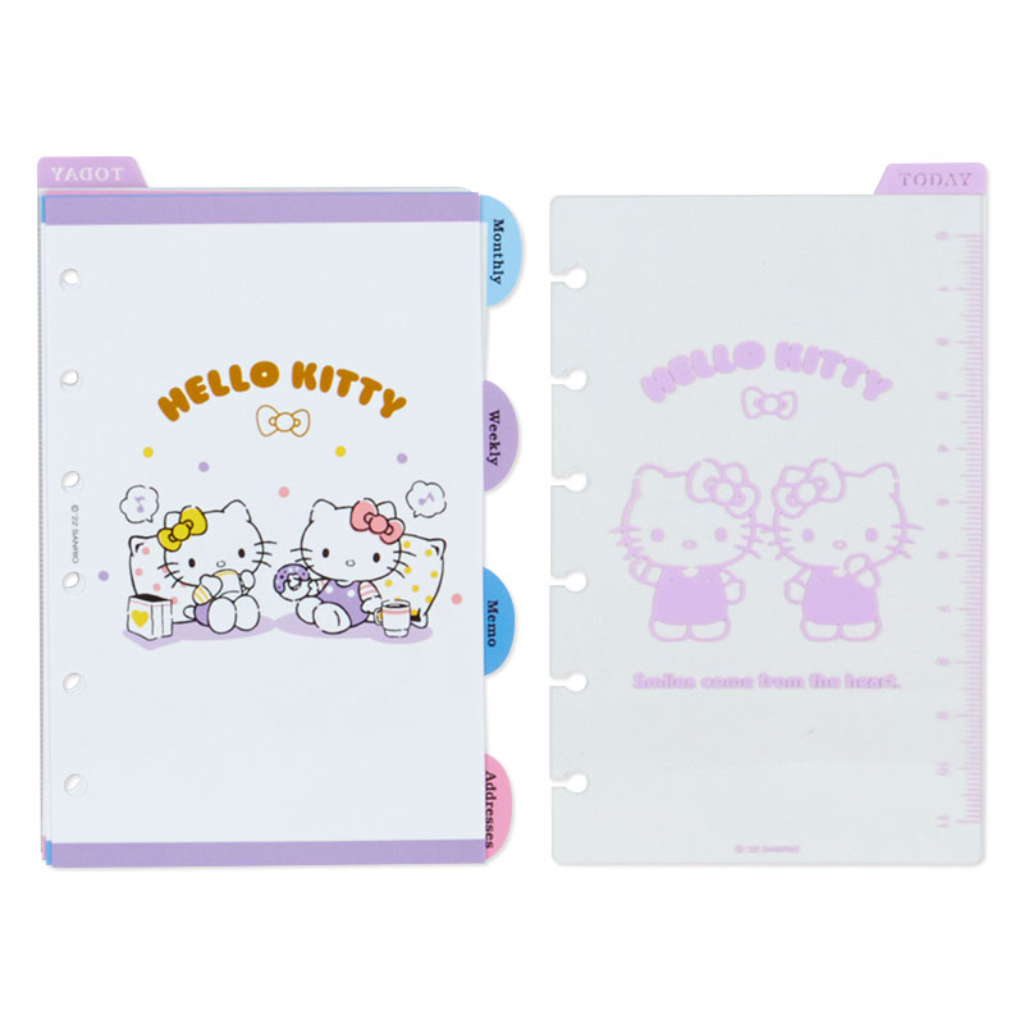Sanrio Hello Kitty 2023 Personal Organizer Refill Set - tokopie