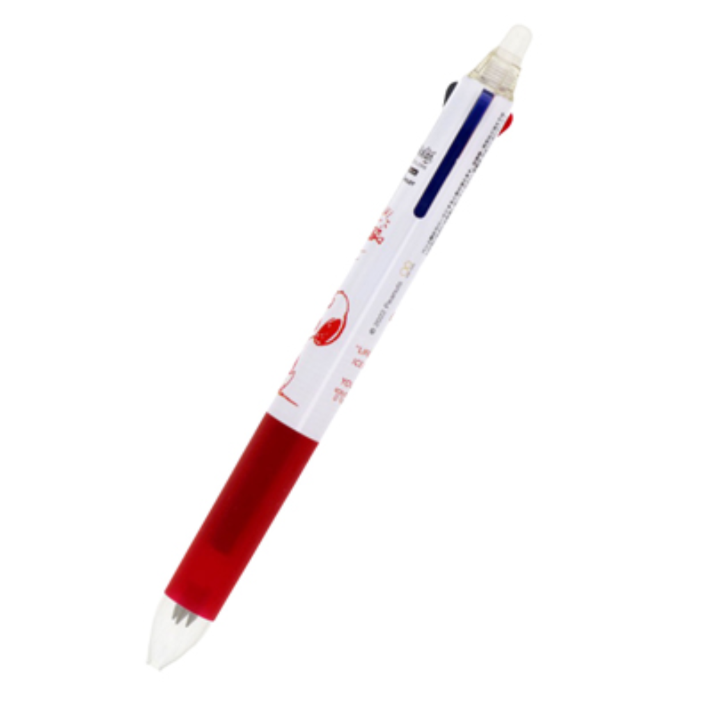 Peanuts Snoopy Frixion Ballpoint Pen 3 Slim (One Phrase/Simple)