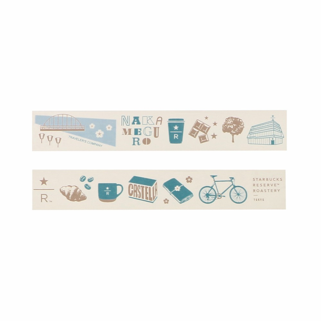 Traveler&#39;s Factory Starbucks Reserve Roastery Masking Tape Nakameguro