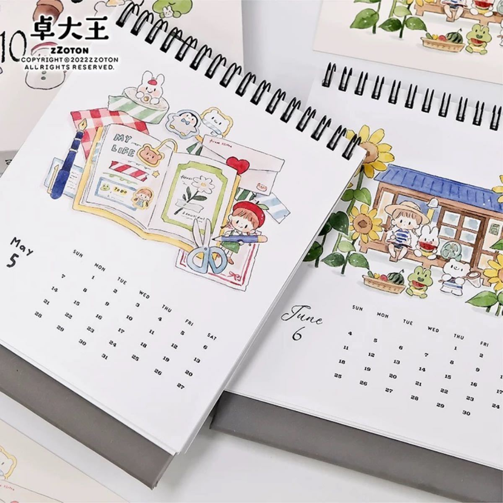 Zzoton Molinta 2023 Desk Calendar