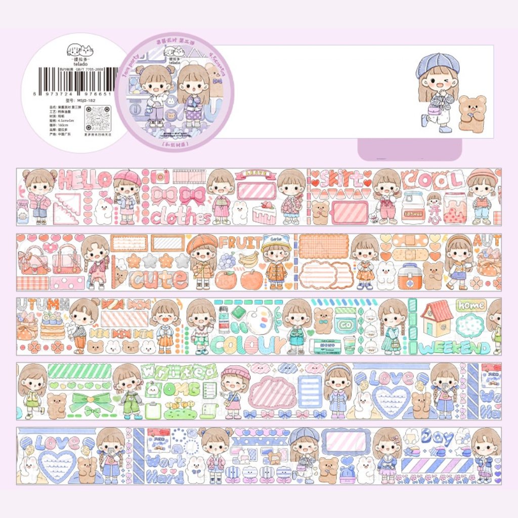 Telado Color Dessert Masking Tape