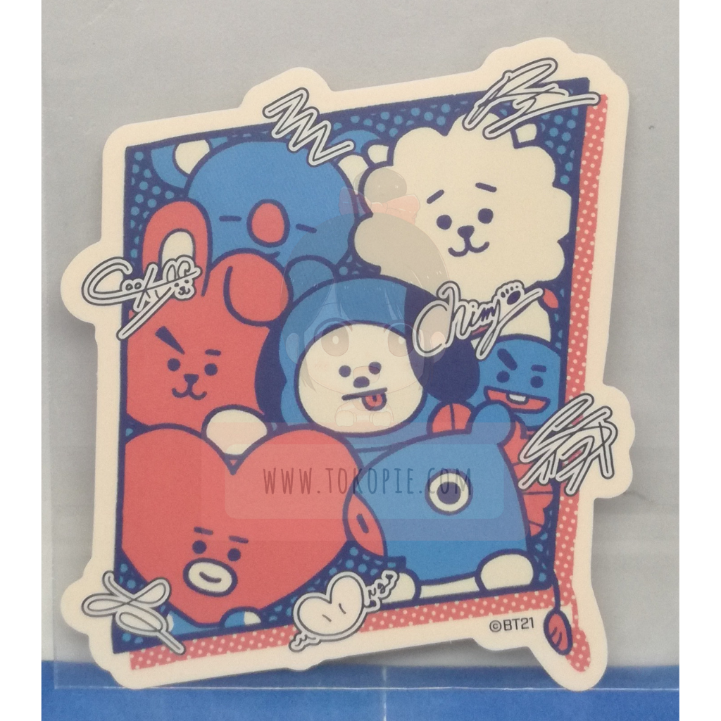 LINE Friends BT21 Travel Sticker Characters