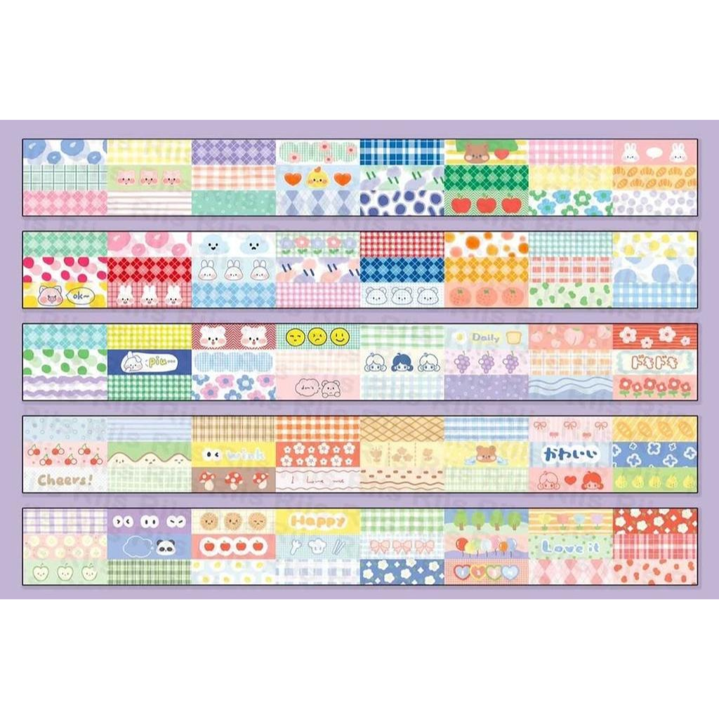 Riis Riis Washi Sampler Colorful Collage
