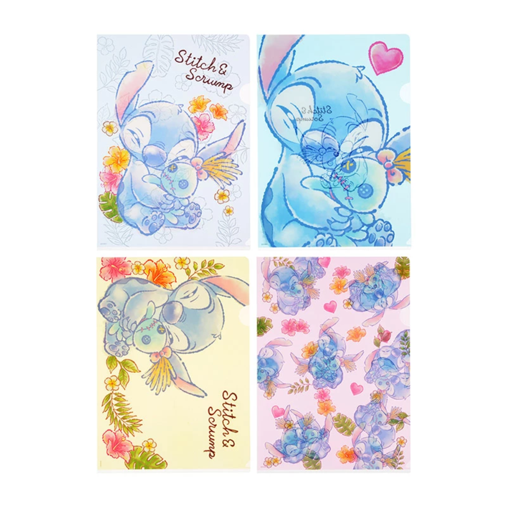 Disney Stitch & Scrump Clear File Set
