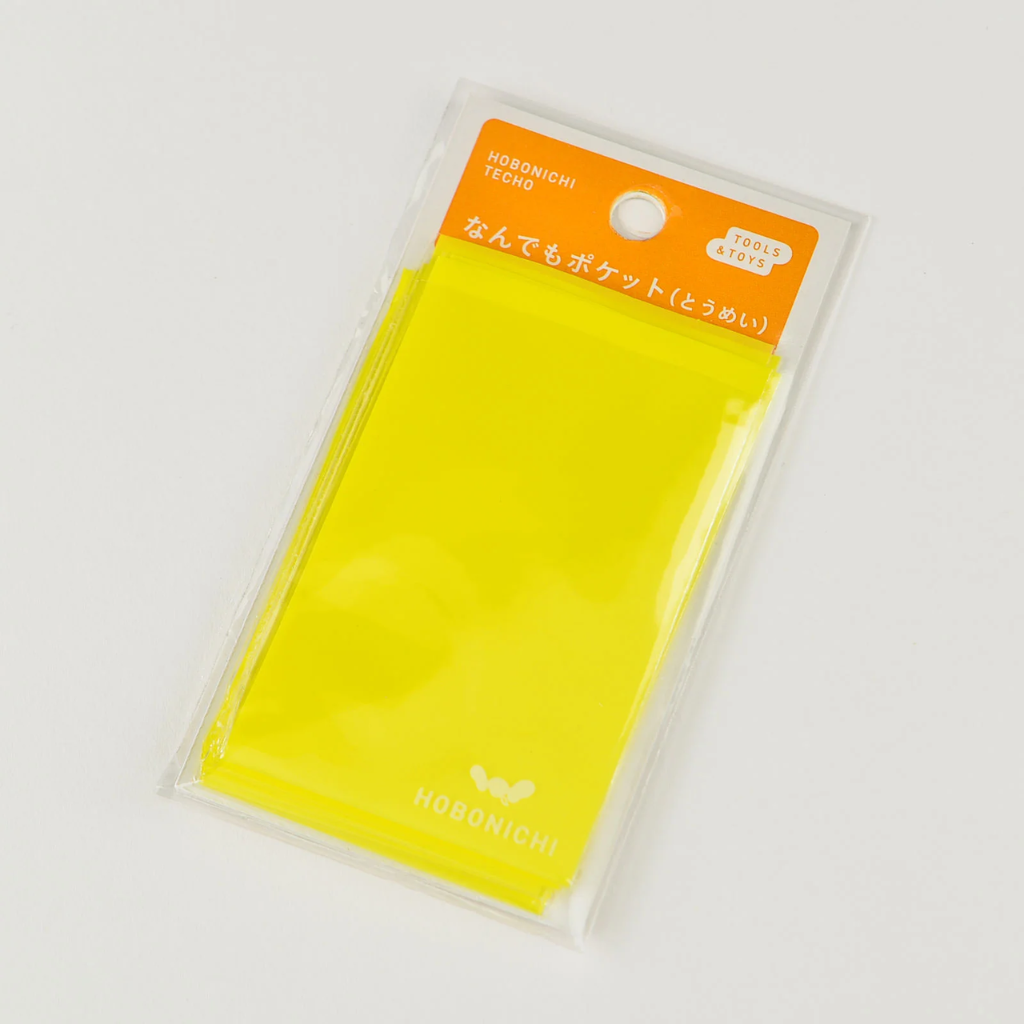 Hobonichi Techo Anything Pocket (Clear) Yellow