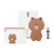 Line Friends Brown Letter Stationery Set