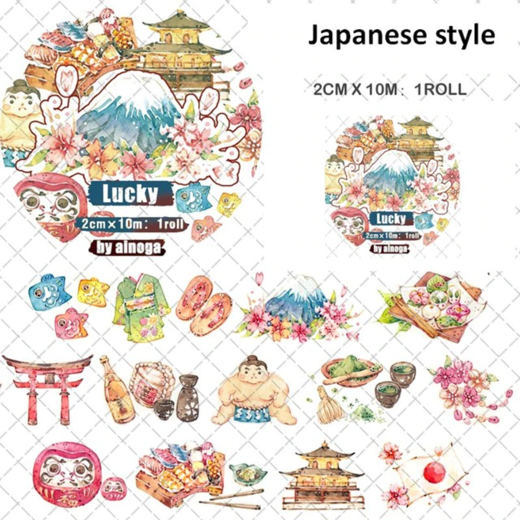 Washi Tape Lucky - Japanese Style