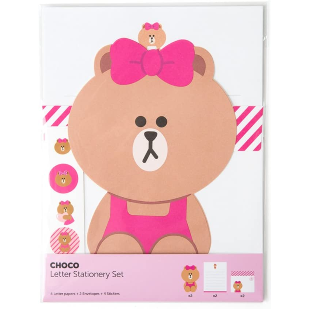 Line Friends Choco Letter Stationery Set