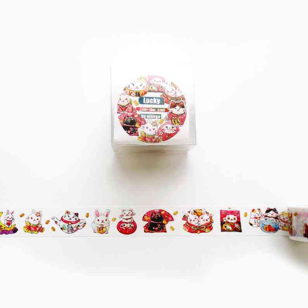 Washi Tape Lucky - Japanese Lucky Cat