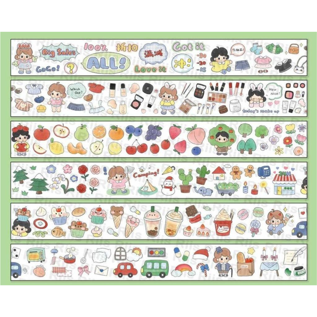 Riis Riis Washi Sampler Fruits & Sweets