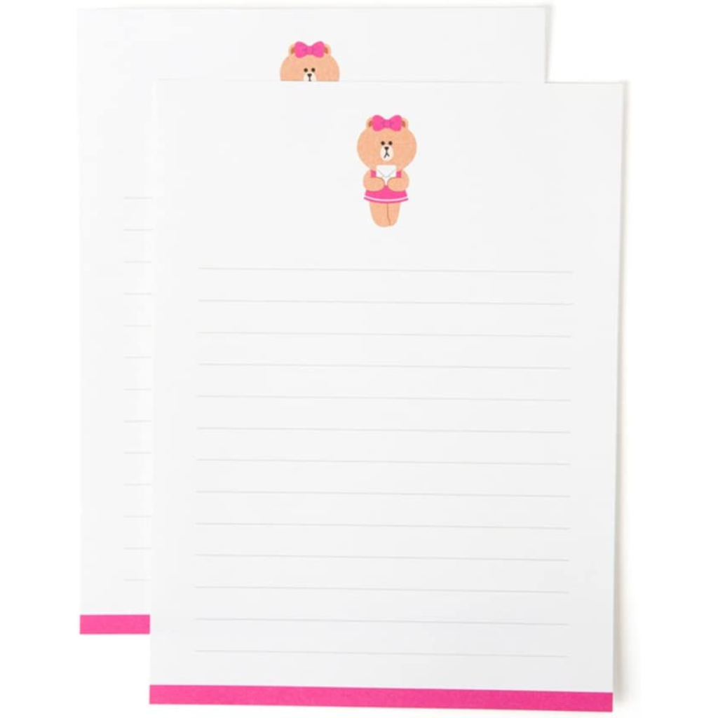 Line Friends Choco Letter Stationery Set