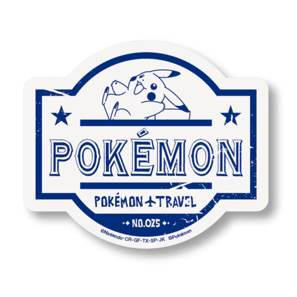 Pokemon Travel Luggage Label