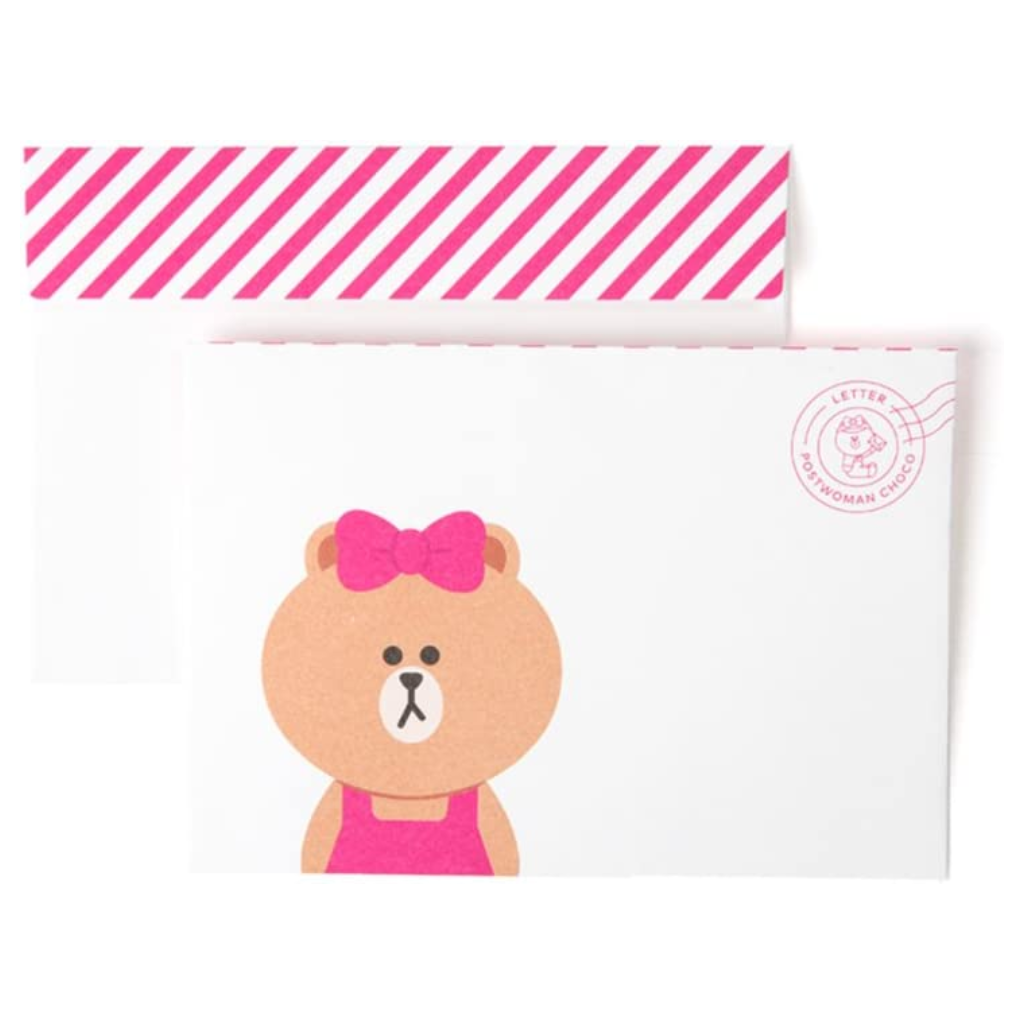 Line Friends Choco Letter Stationery Set