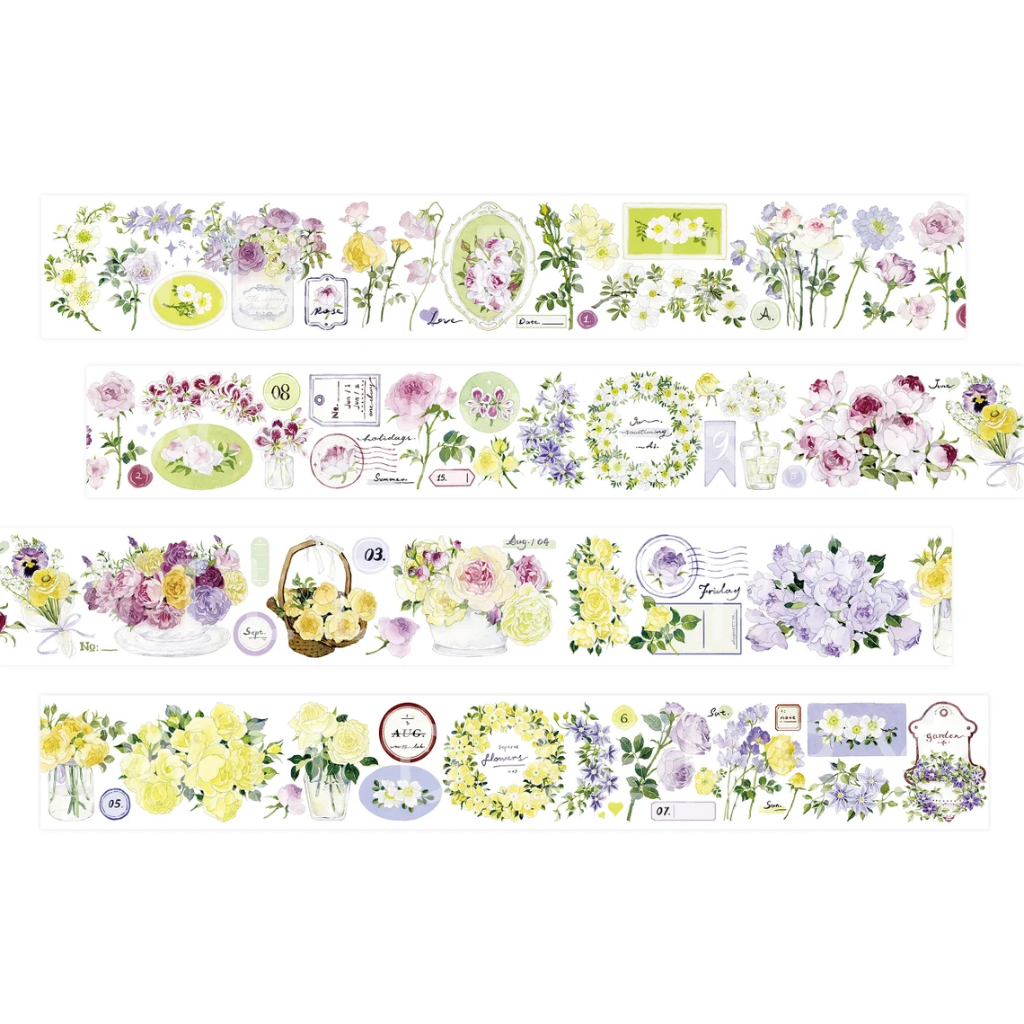 Rose Garden 150cm Washi Sampler