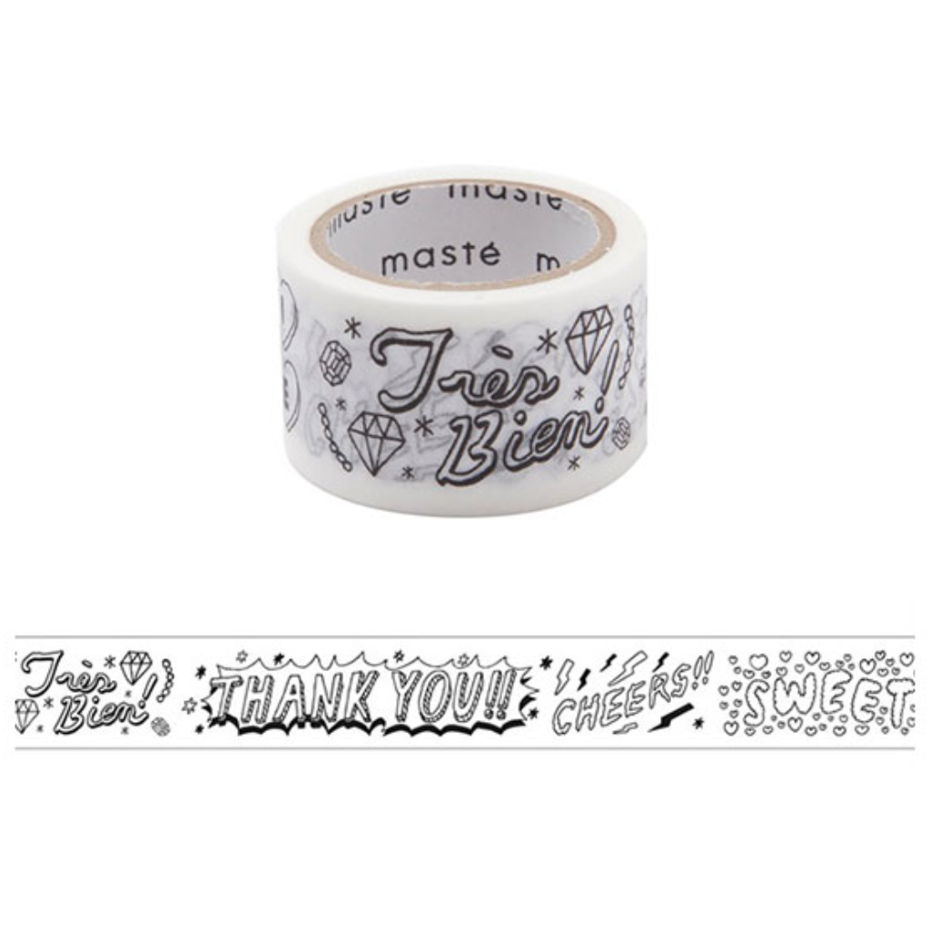 Mark&#39;s Maste Masking Tape Message For Coloring