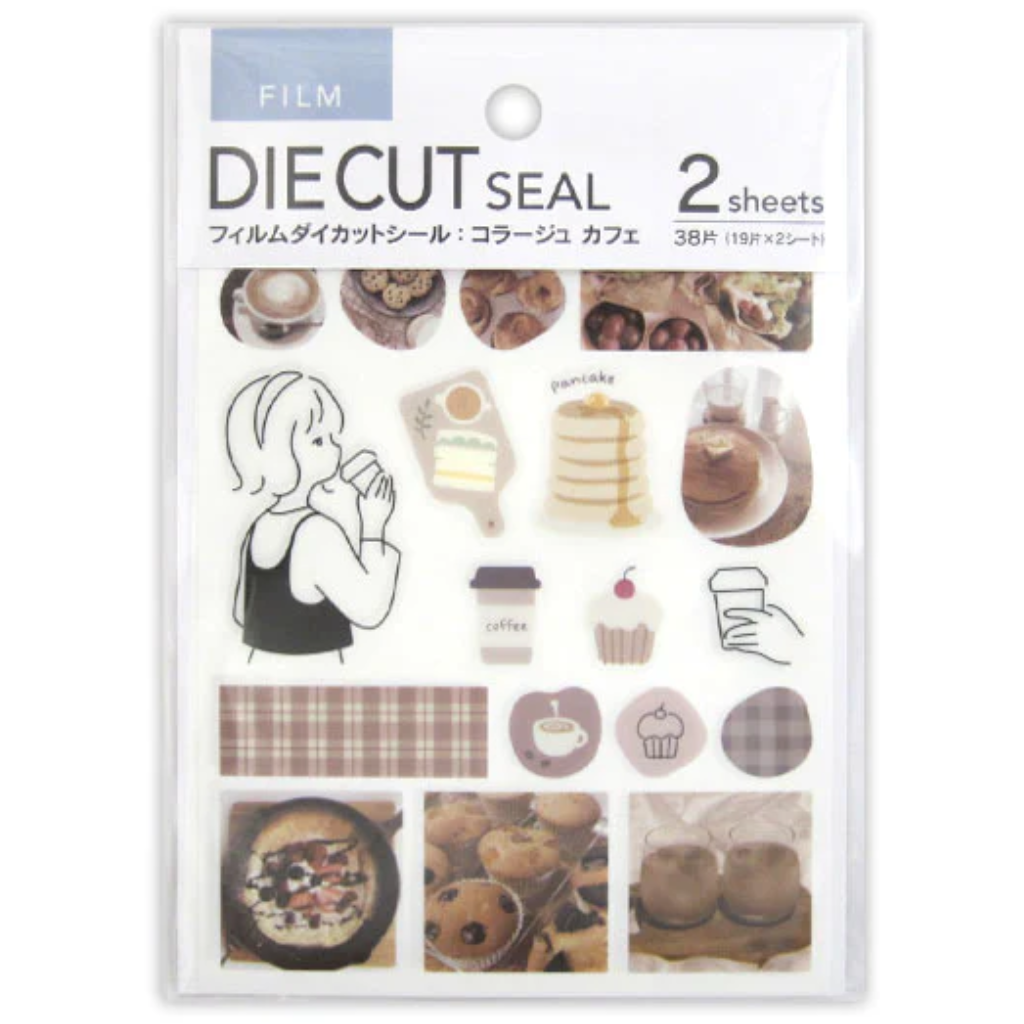 Kyowa Film Die Cut Sticker Cafe