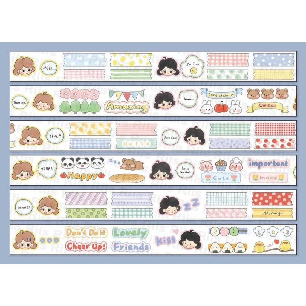 Riis Riis Washi Sampler Important