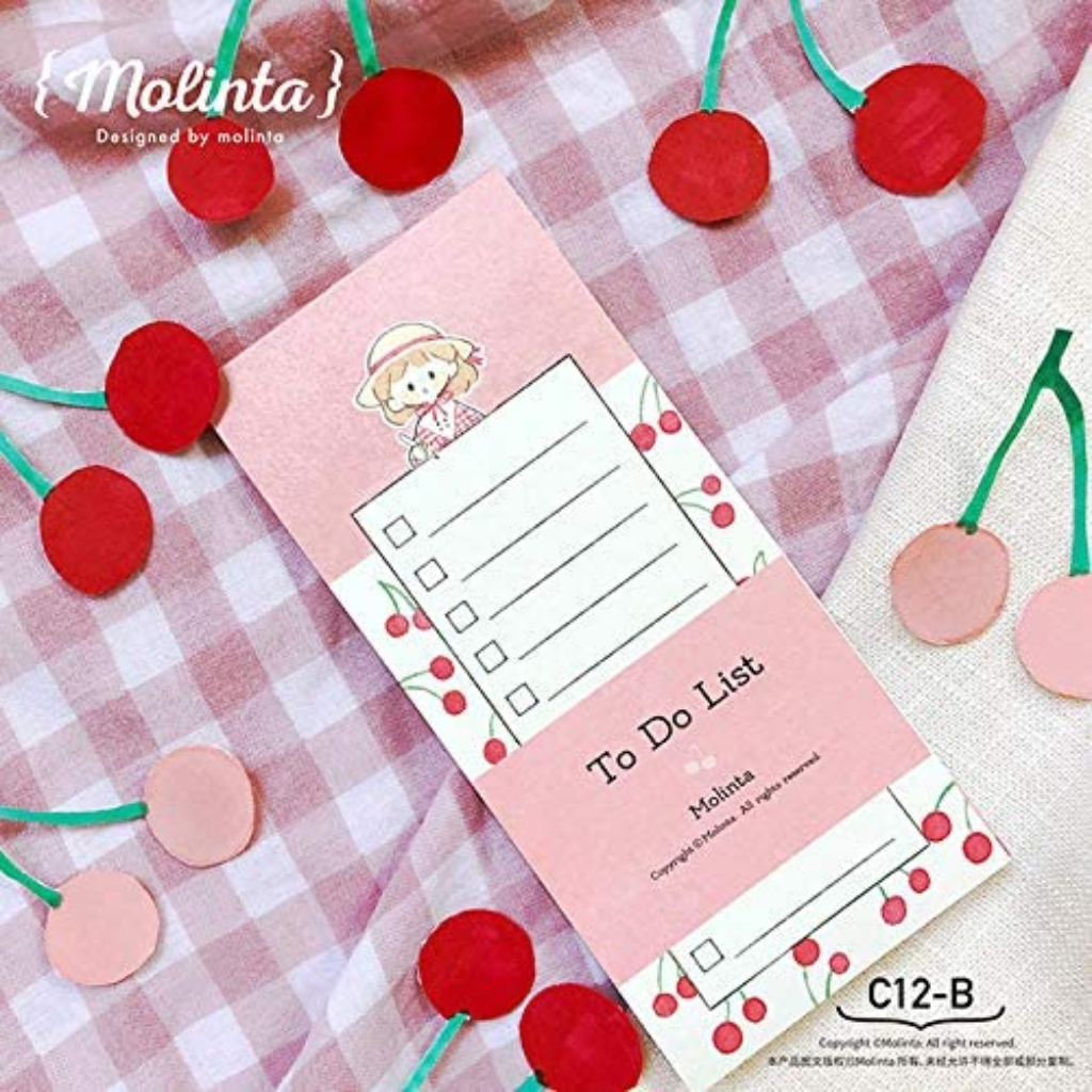Molinta To Do List Memo Pink