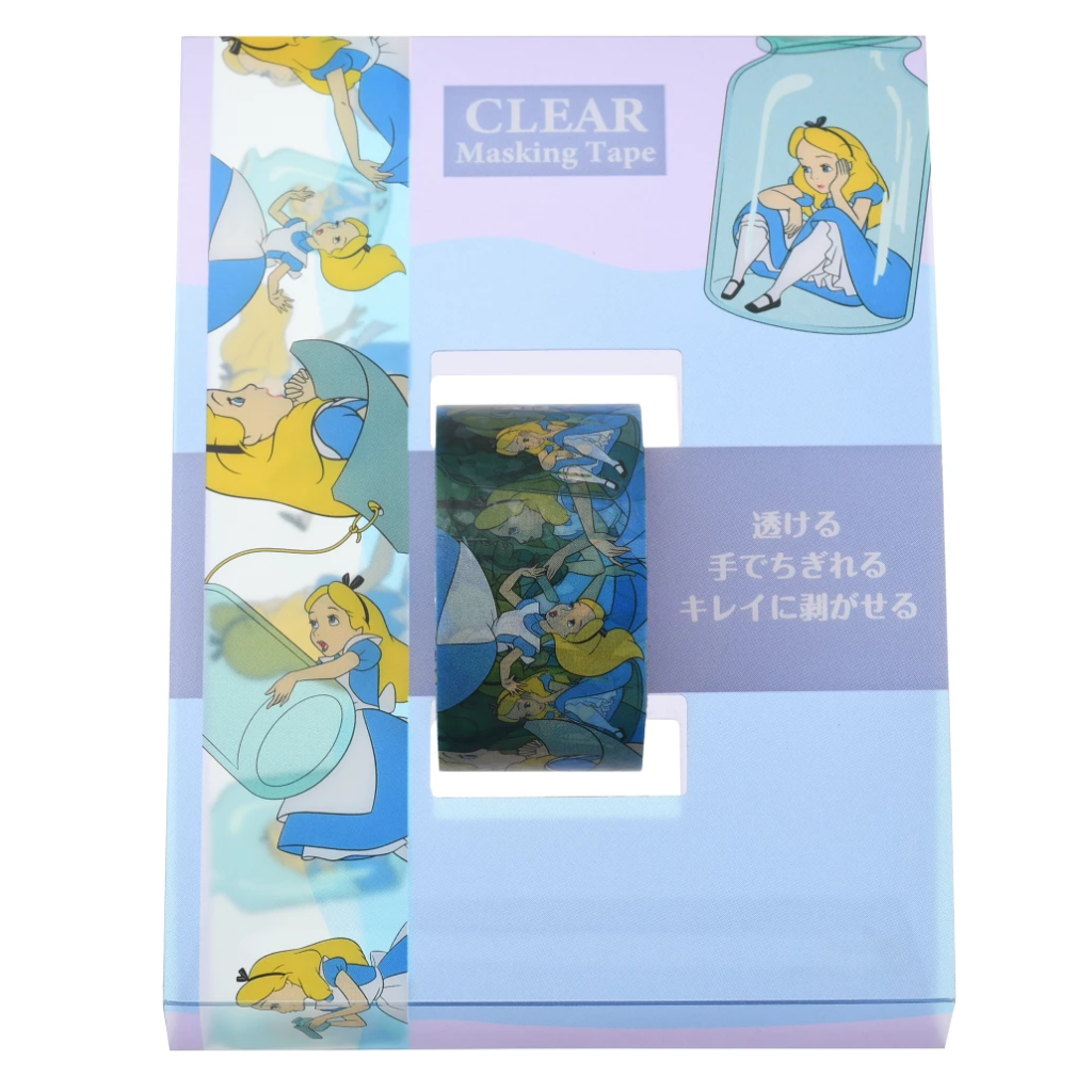 Disney Alice in Wonderland Clear Masking Tape