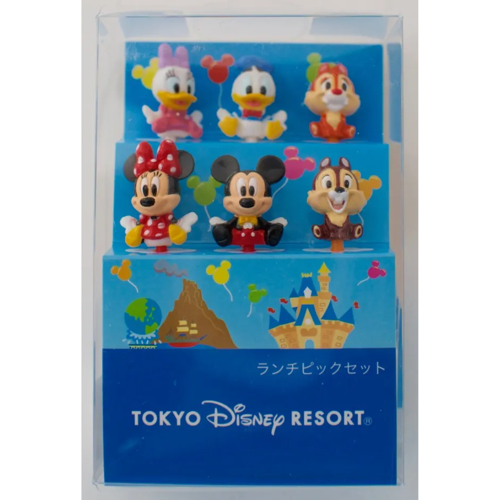 Tokyo Disney Resort Lunch Pick Set - tokopie