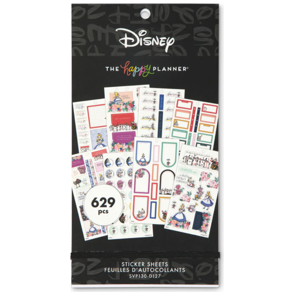 The Happy Planner Disney Alice in Wonderland Value Pack Stickers
