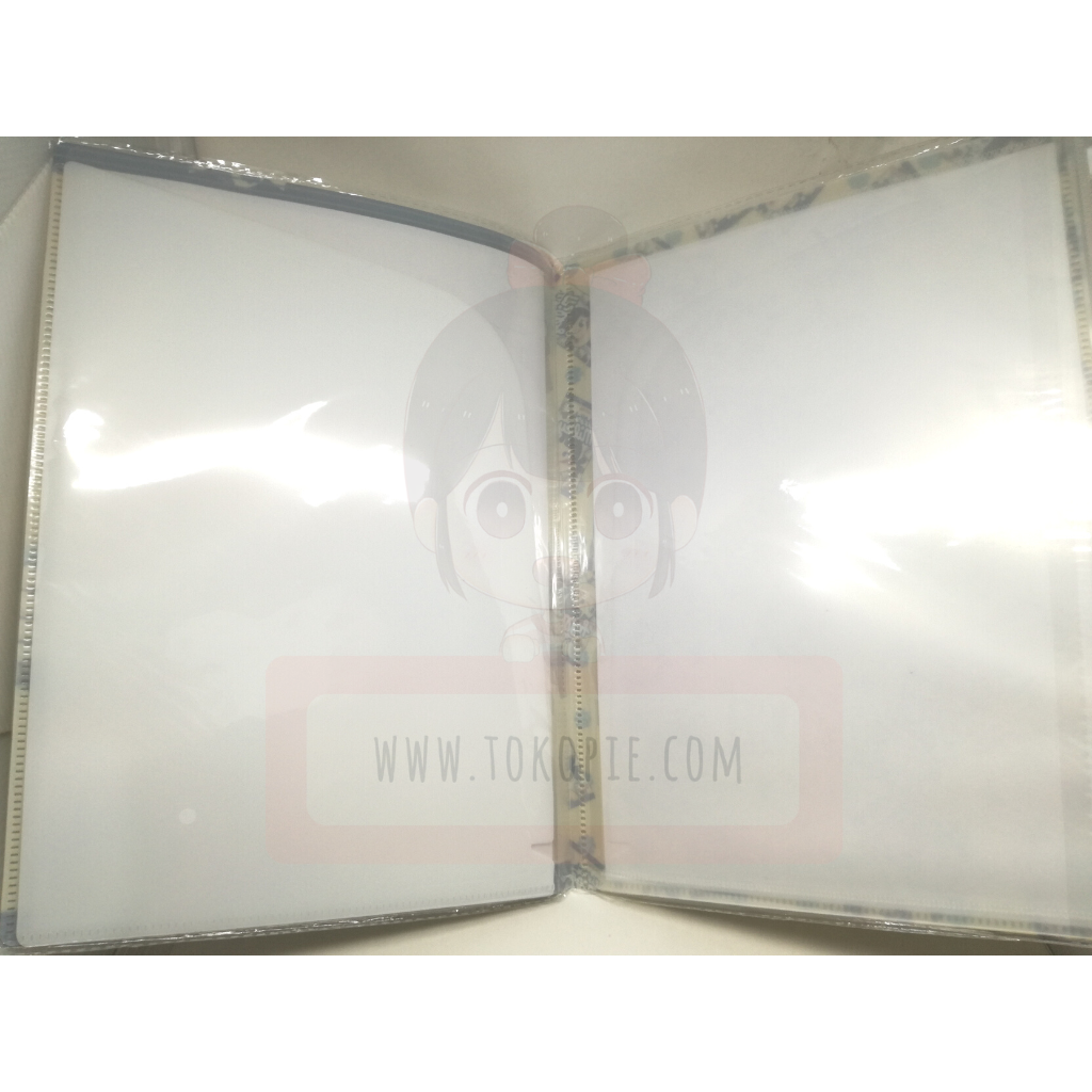 Soft Cream Milky Peko A4 6 Pockets Clear File