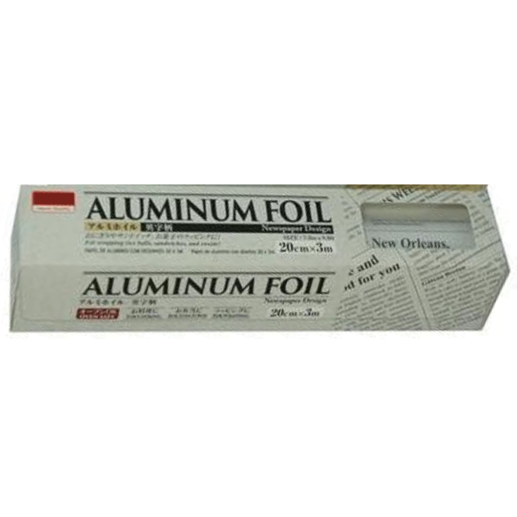 Design Aluminum Foil 20cm X 3m Newspaper Pattern