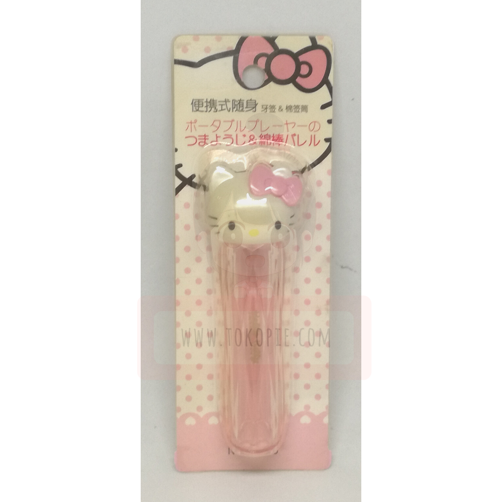 Sanrio Hello Kitty Toothpick & Cotton Swab Barrel