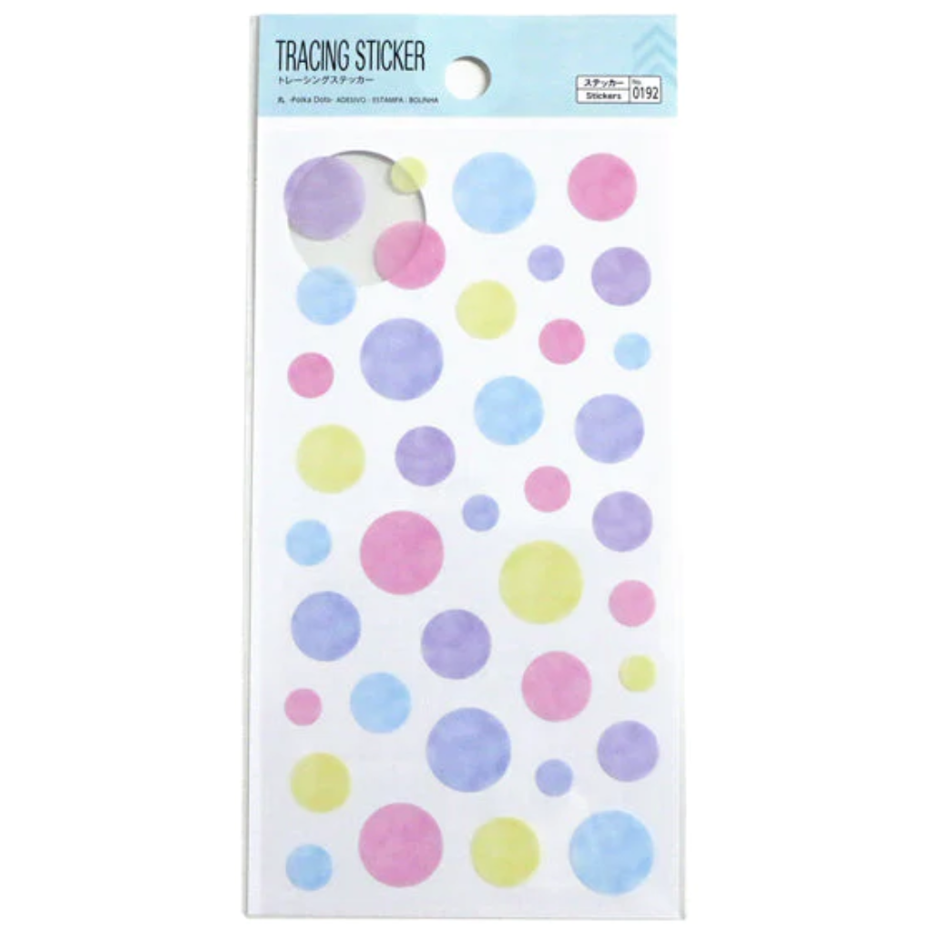 Tracing Sticker Polka Dots
