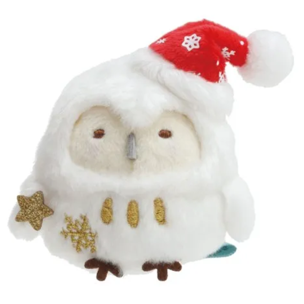 San-X Sumikko Gurashi Plush Toy Tough Owl Christmas
