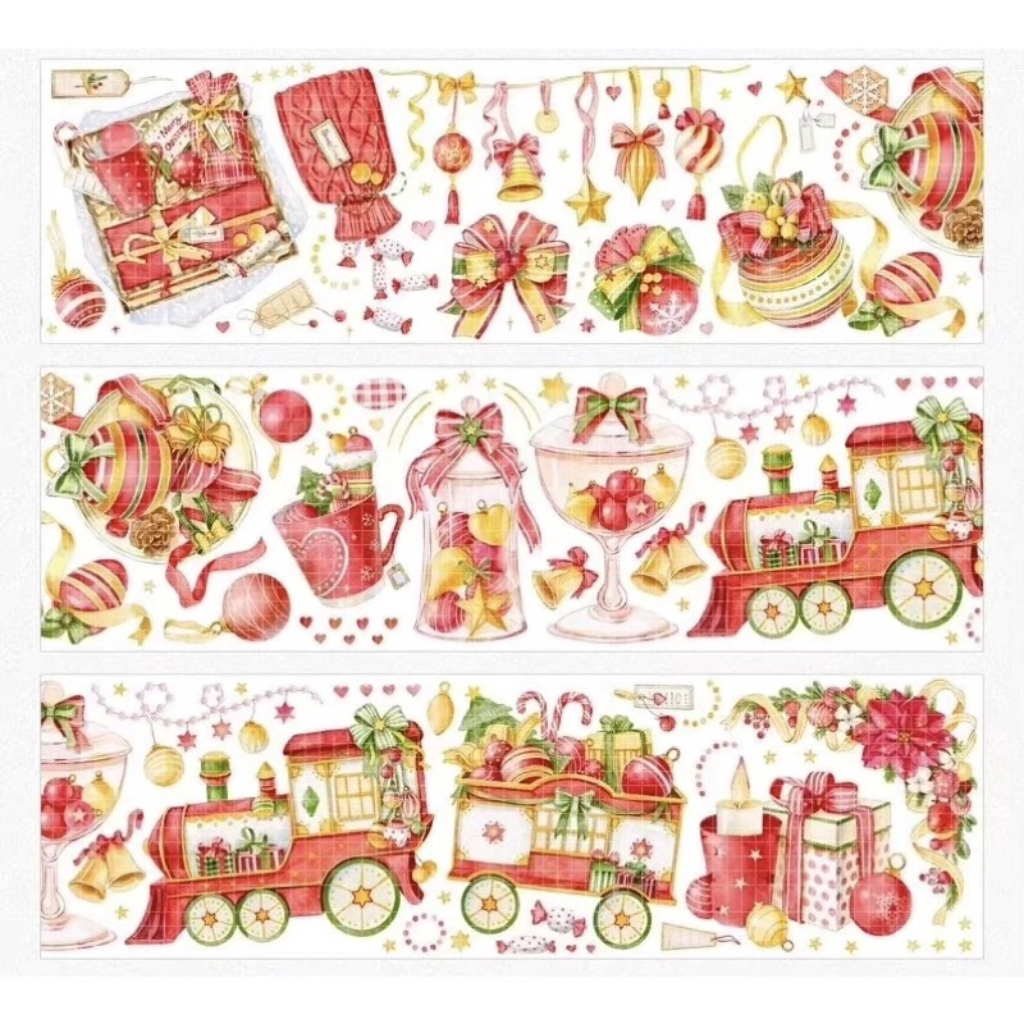 Merry Christmas Crystal PET Sampler